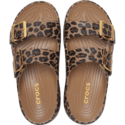 Crocs Women's Saturday Metallic Buckle Platform Sandals